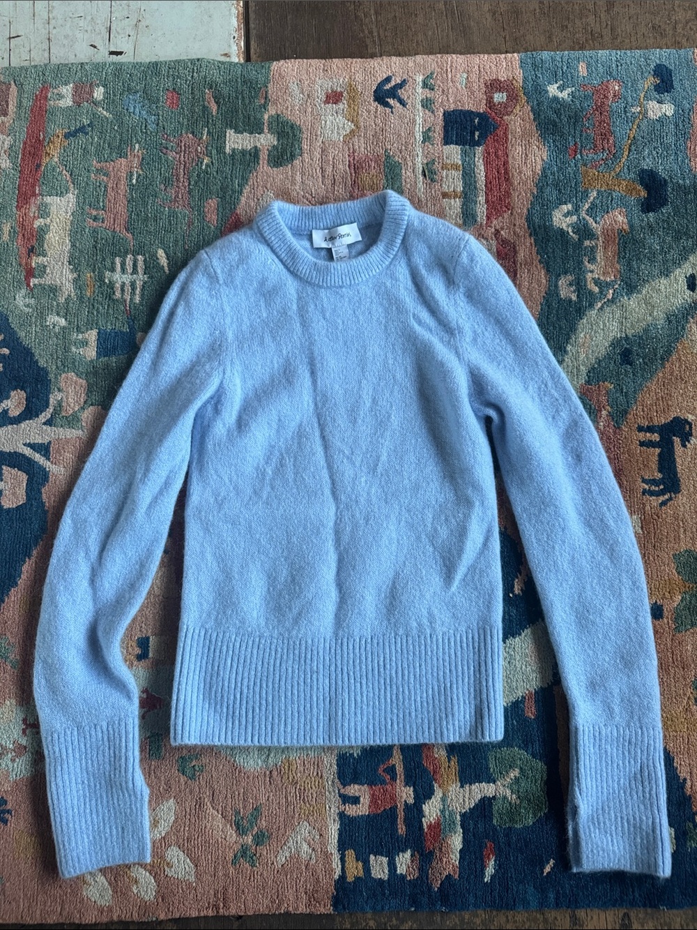 Light Blue Crewneck Women's Sweater by Rag & Bone